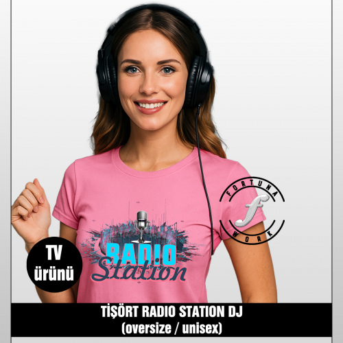 Tişört Radio Station DJ